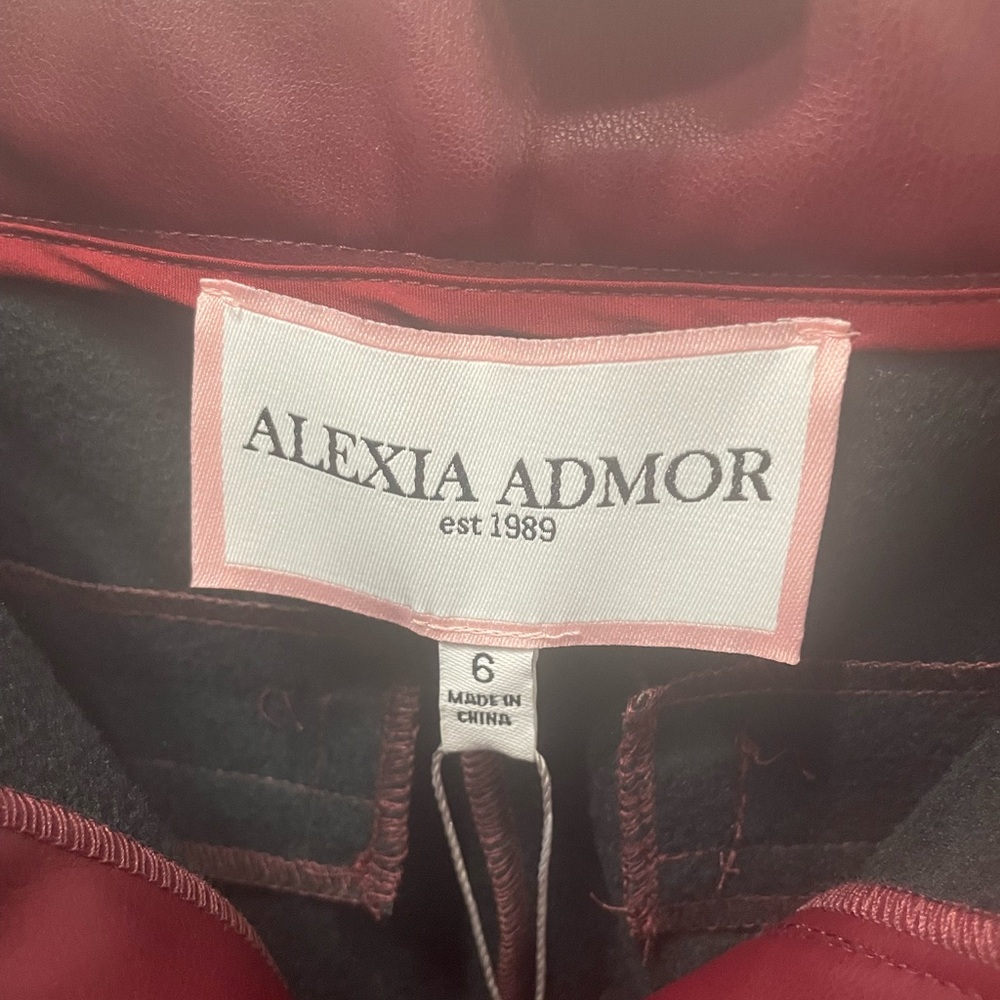 Alexia Admor Vegan Leather Pants - Picture 4 of 12